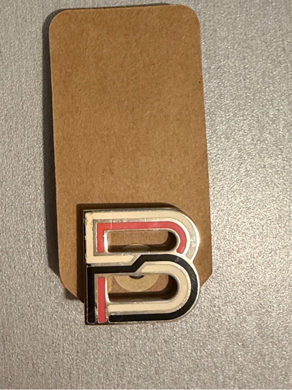 Proenza Schouler Enamel 'B' Letter Pin